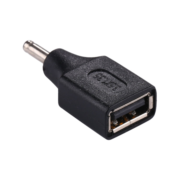 10 conectores adaptadores macho a USB hembra de 3,5 x 1,35 mm., 3.5x1.35mm Male to USB Female