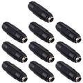 10 conectores adaptadores hembra a hembra de 0.217 x 0.083 in.