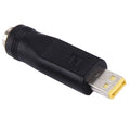 Adaptadores de corriente de interfaces macho de 5,5x2,1 mm hembra a cuadrado pequeño (segunda generación) para computadora portátil Lenovo, X1 Tablet 2017/2016