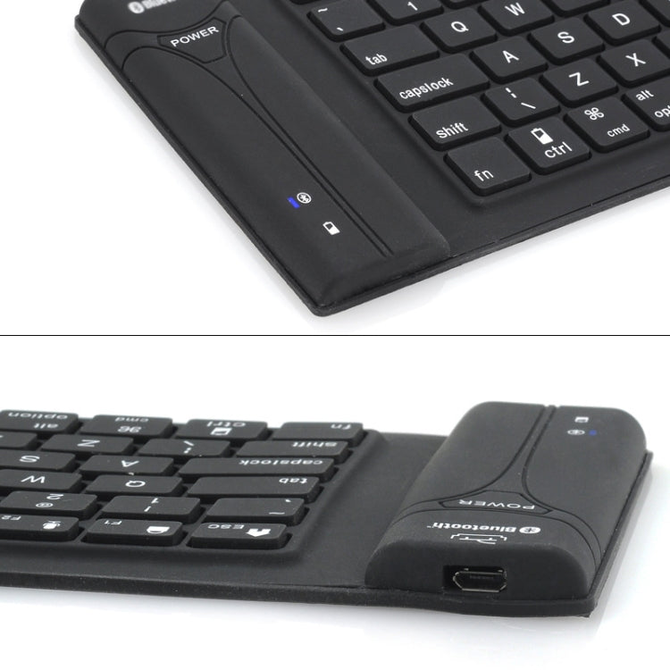 JA-11 Teclado Bluetooth de silicona plegable de 108 teclas