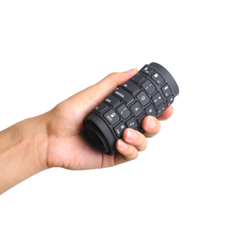 JA-11 Teclado Bluetooth de silicona plegable de 108 teclas
