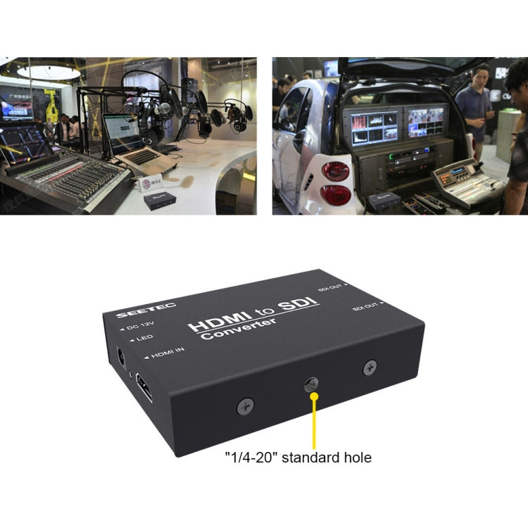 SEETEC Convertidor de 1 entrada HDMI a 2 salidas SDI, 1 x HDMI to 2 x SDI