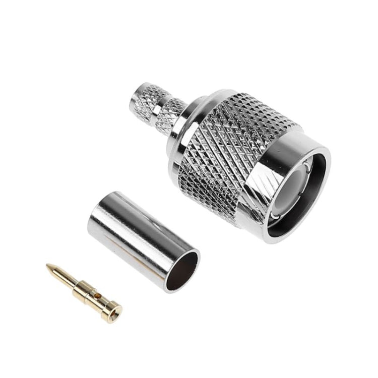 Conector coaxial RF macho TNC de 10 piezas para cable RG58 RG142 RG400 LMR195