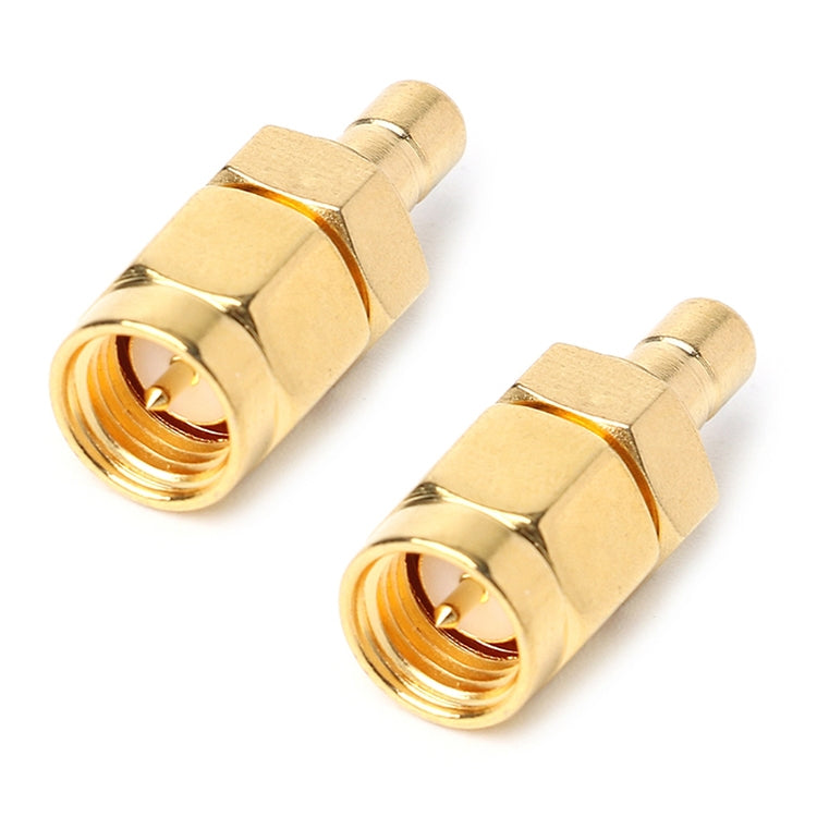 2 uds SMA macho a SMA macho DAB conector de antena de Radio Digital, SMA Male to Male