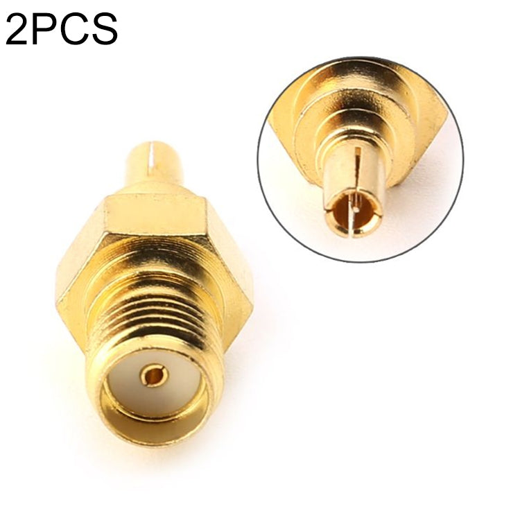 Conector coaxial RF SMA hembra a CRC9 macho de 2 piezas, SMA Female to CRC9 Male