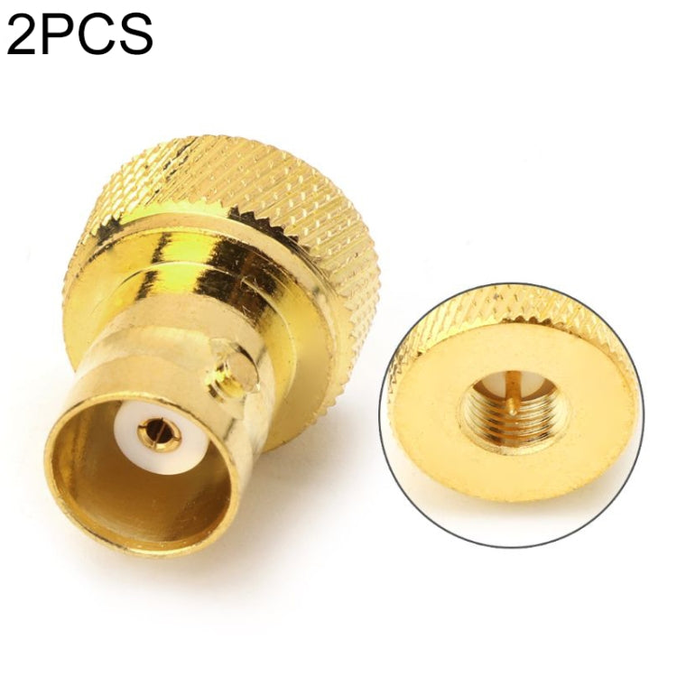 Conector coaxial RF BNC hembra a SMA macho de 2 piezas, BNC Female to SMA Male