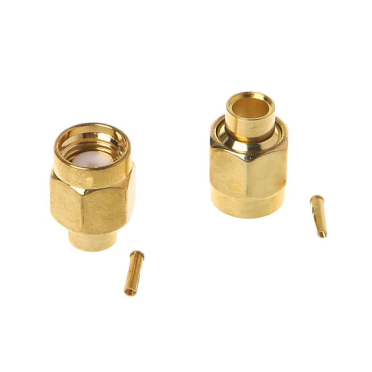 20 PCS SMA-JB3 Conector RF SMA Macho Tornillo Interior y Pin Soldadura Semirrígida, SMA-JB3