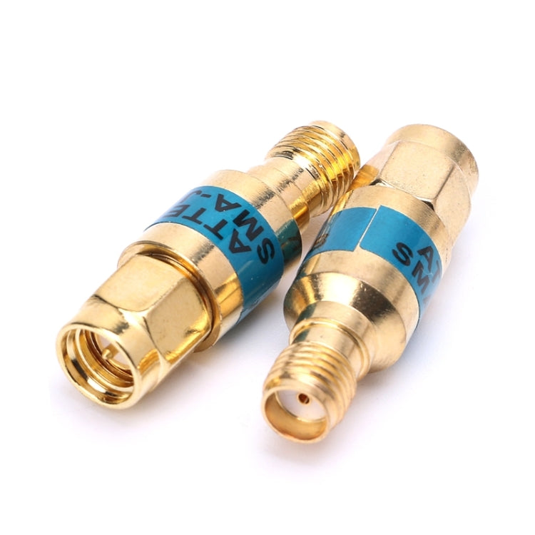 2W 10dBi SMA-JK macho a hembra DC-6.0GHz atenuador coaxial RF de frecuencia, SMA Male to Female (Attenuator)