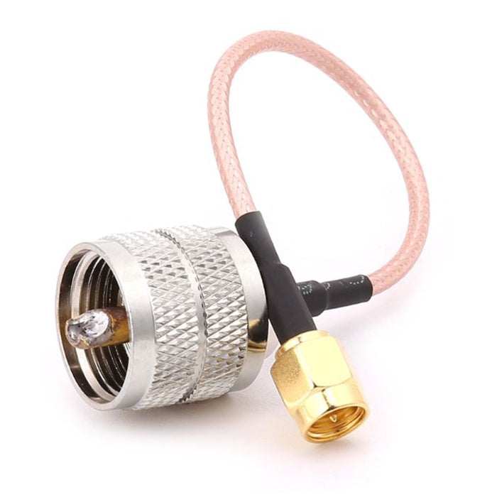 Cable coaxial RF macho de 15 cm UHF a SMA macho, UHF Male to SMA Male (Cable)