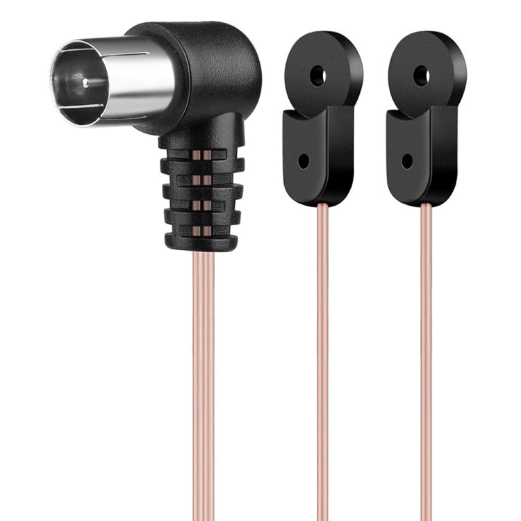 Antena dipolo FM de 2m, conector hembra, receptor de Radio de Audio estéreo, FM Dipole Antenna