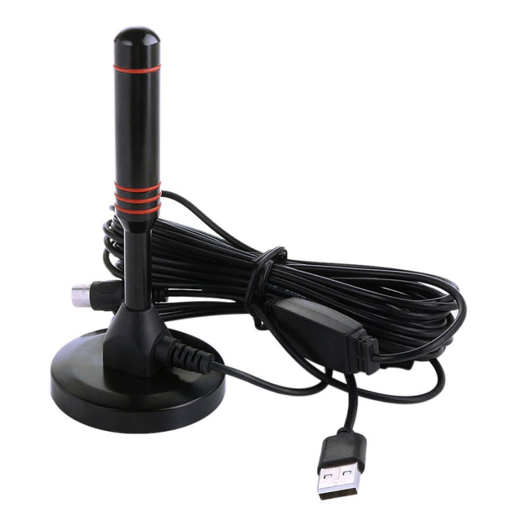 Antena de TV de alta ganancia de 22dBi para televisión DVB-T/sintonizador de TV USB con amplificador portátil HDTV Booster, 22dBi DVB-T / USB