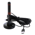 Antena de TV de alta ganancia de 22dBi para televisión DVB-T/sintonizador de TV USB con amplificador portátil HDTV Booster, 22dBi DVB-T / USB