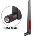 Antena macho 2.4G / 5G WiFi 12dBi SMA para red de enrutador, 12dBi SMA