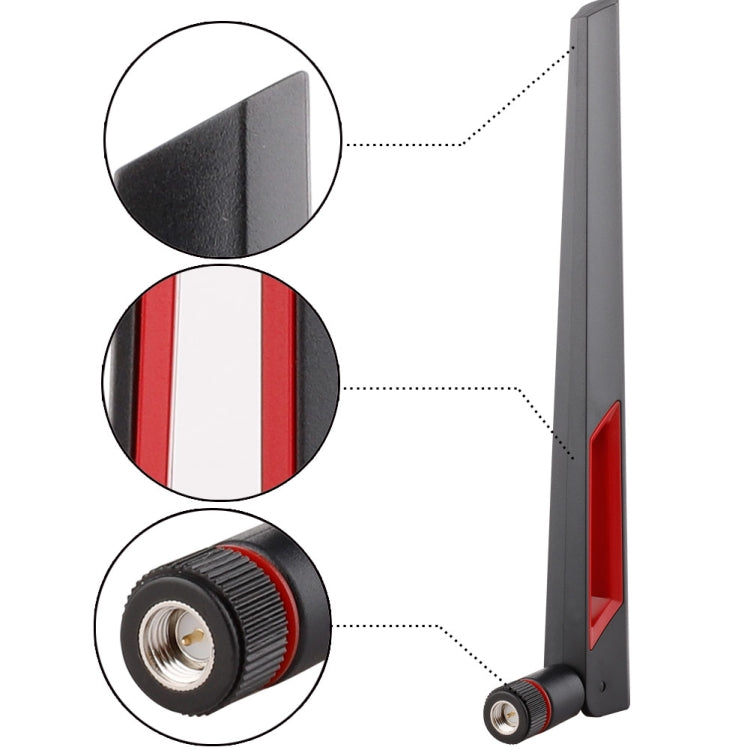 Antena macho 2.4G / 5G WiFi 12dBi SMA para red de enrutador, 12dBi SMA