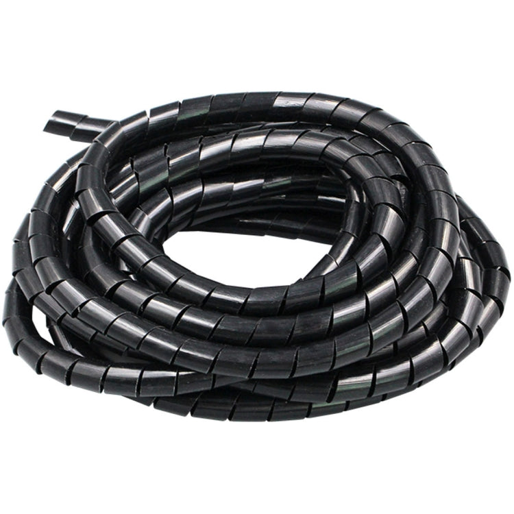 Tubo ordenado organizador de bobinado de alambre de tubos en espiral de PE de 4 m, diámetro nominal: 16 mm, 16mm / 4m Length, 16mm  / 4m Length