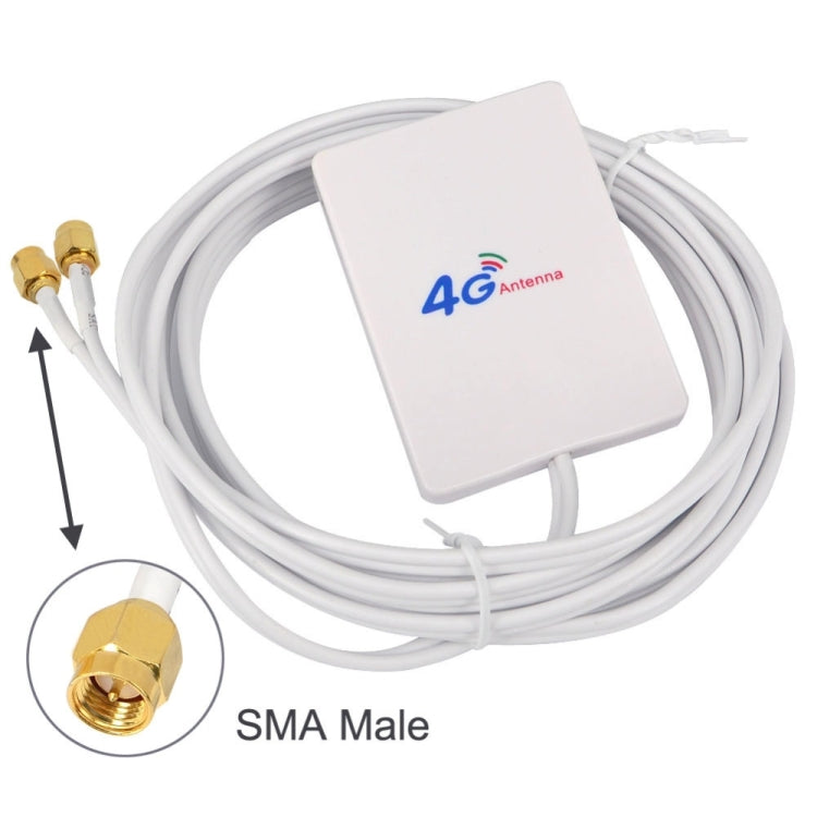 Antena 28dBi 4G con conector macho SMA para enrutador 4G LTE FDD/TDD, SMA Male