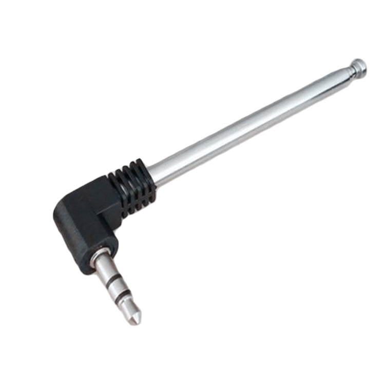 Antena de radio FM retráctil de 3,5 mm para teléfono móvil, longitud máxima: 24,5 cm, FM Radio Antenna