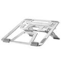 COOLCOLD U2S Soporte de aleación de aluminio ajustable en altura de doble triángulo hueco plegable portátil para computadora portátil, COOLCOLD U2S