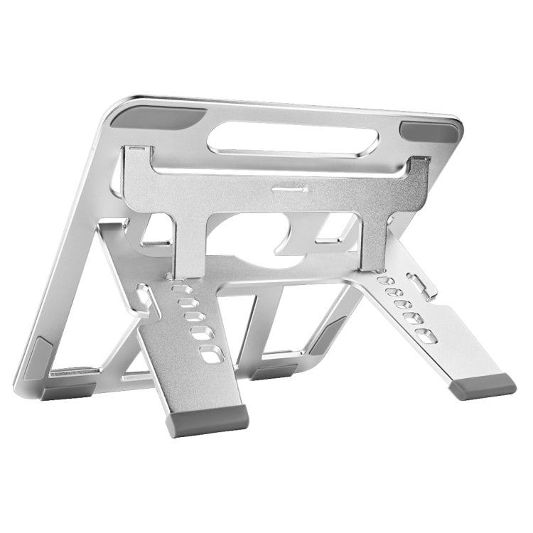 COOLCOLD U2S Soporte de aleación de aluminio ajustable en altura de doble triángulo hueco plegable portátil para computadora portátil, COOLCOLD U2S