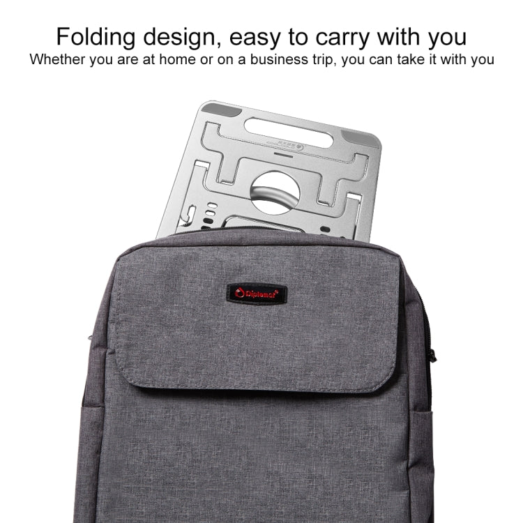 COOLCOLD U2S Soporte de aleación de aluminio ajustable en altura de doble triángulo hueco plegable portátil para computadora portátil, COOLCOLD U2S
