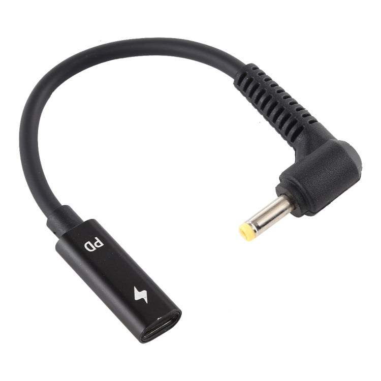 Cable cargador adaptador de corriente USB-C / Tipo-C a 4,0 x 1,7 mm, 4.0 x 1.7mm