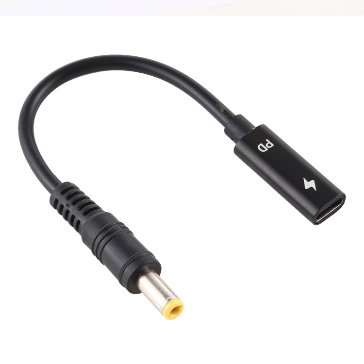 Cable cargador adaptador de corriente DP USB-C / Type-C a 5,5 x 2,5 mm, 5.5 x 2.5mm