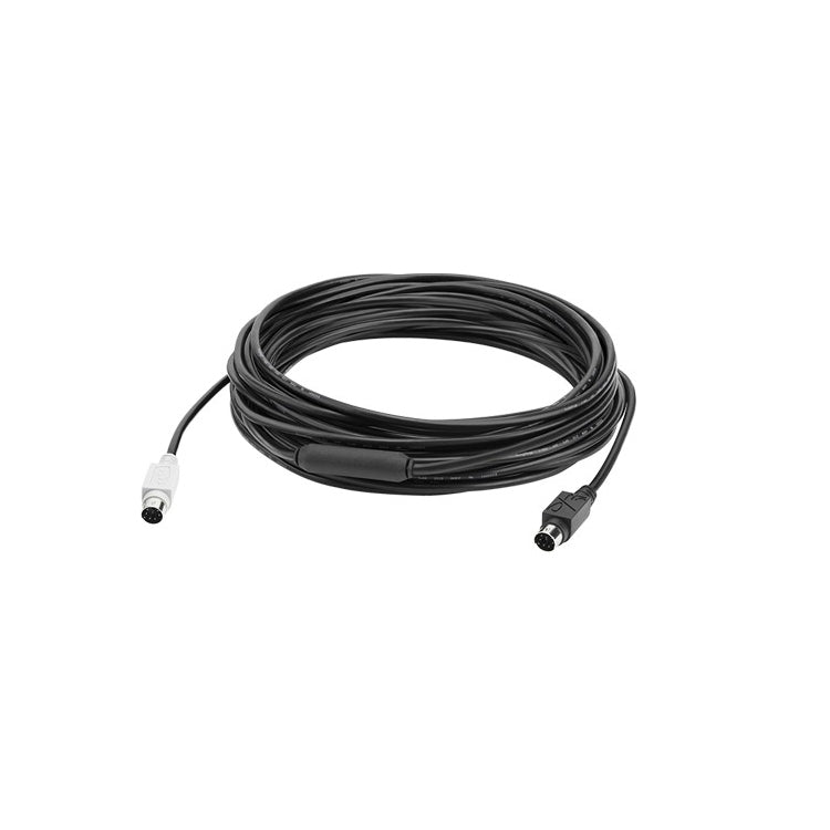 Logitech CC3500 Connect Altavoz Micrófono HUB Cámara Cable de extensión de puerto DIN, Longitud del cable: 10 m, 10m