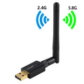 EDUP EP-AC1661 2 en 1 Bluetooth 4.2 + Doble Banda 11AC 600Mbps Adaptador USB inalámbrico de alta velocidad Receptor WiFi, EP-AC1661 600Mbps