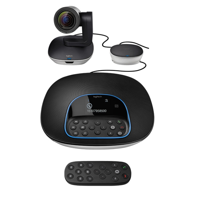 Cámara de teleconferencia empresarial de vídeo de clase en línea Logitech CC3500e HD 1080P, enchufe de la UE