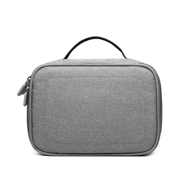 Bolsa de almacenamiento multifunción para cable de datos y cargador de auriculares, bolsa de almacenamiento de una sola capa, tamaño: 23x16x7 cm