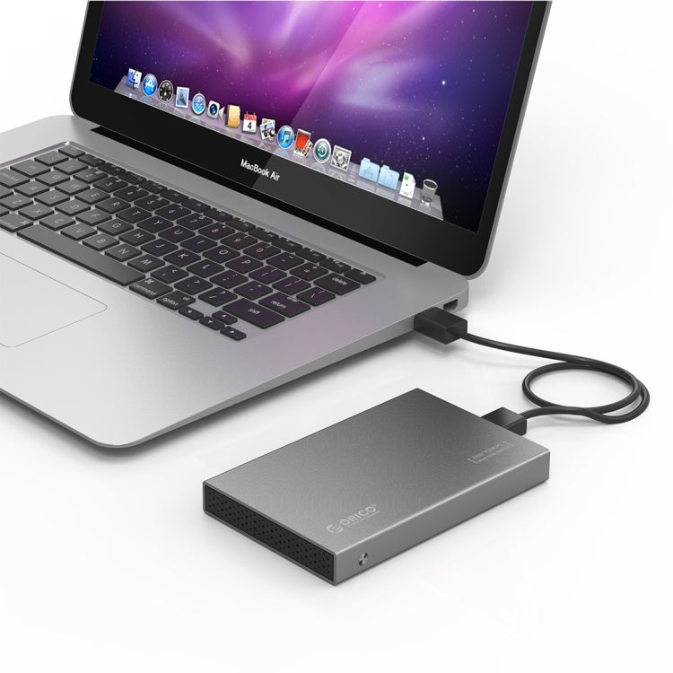ORICO 2518S3 USB3.0 Caja de almacenamiento de disco duro externo para 7 mm y 9,5 mm 2,5 pulgadas SATA HDD / SSD