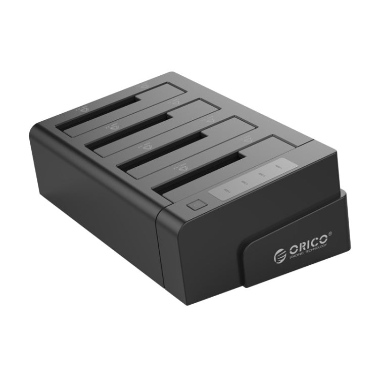 ORICO 6648US3-C-V1 Caja de disco duro externo USB 3.0 tipo B a SATA de 4 bahías Estuche de almacenamiento Estación de acoplamiento de disco duro / Duplicador para HDD / SSD SATA de 2,5 pulgadas / 3,5 pulgadas, 4 Bays
