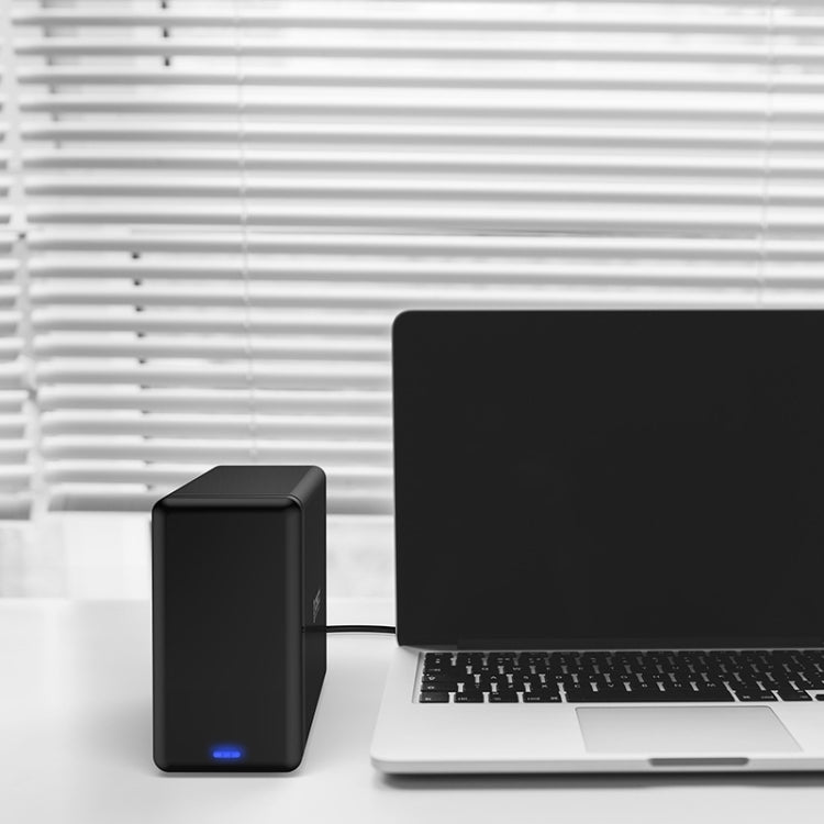 ORICO NS200-C3 Caja de disco duro externo USB-C / Type-C 3.1 a SATA de 2 bahías Estuche de almacenamiento Base para disco duro para HDD SATA de 3,5 pulgadas, compatible con protocolo UASP, USB 3.1 Type-C to SATA