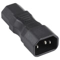 C13 a C15 Groove Adaptador de enchufe de alimentación de CA Convertidor de enchufe, C13 to C15 Groove