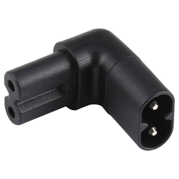 C7 a C8 codo adaptador de enchufe de alimentación de CA convertidor, C7 to C8 Elbow