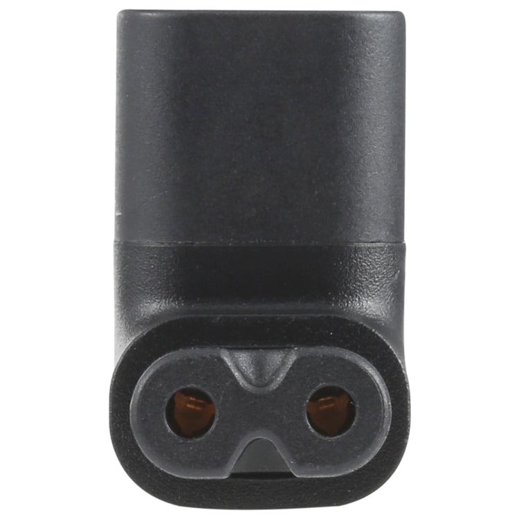 C7 a C8 codo adaptador de enchufe de alimentación de CA convertidor, C7 to C8 Elbow