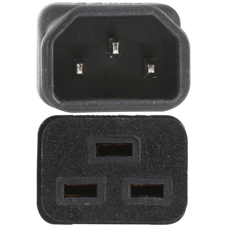 C14 a C19 Adaptador de enchufe de alimentación de CA Convertidor de enchufe, C14 to C19