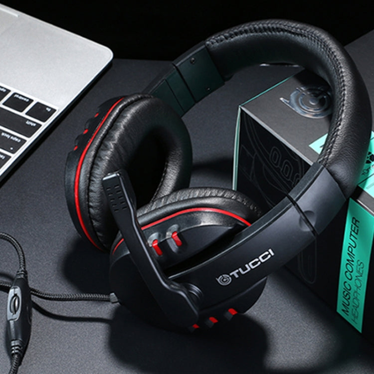 Auriculares estéreo para juegos de PC TUCCI X6 Super Bass con micrófono, X6