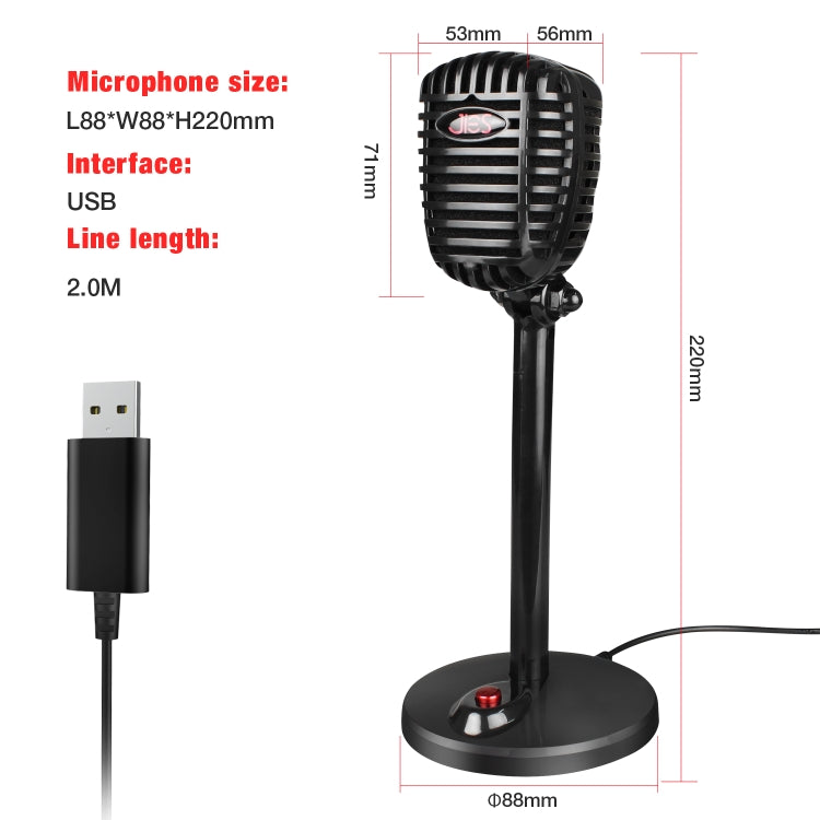 Micrófono de videoconferencia con dispositivo de chat de voz USB sin unidad giratorio de 360 grados, longitud del cable: 2,2 m