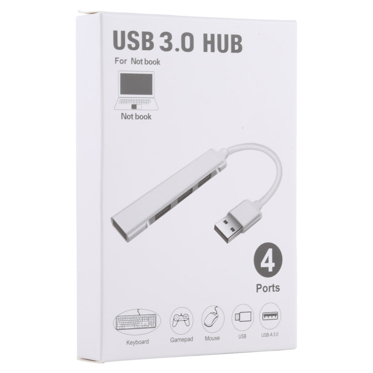 A-809 4 x Adaptador HUB de aleación de aluminio USB 3.0 a USB 3.0, A-809