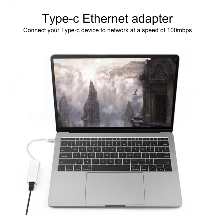 KY-RTL8152B Tarjeta de red adaptadora Ethernet USB-C / Type-C 10 / 100 Mbps, USB Type-C 100Mbps