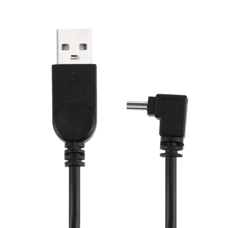 Cable de carga / datos Mini USB a USB con codo en ángulo de 90 grados, longitud: 28 cm, Elbow Angle Mini USB
