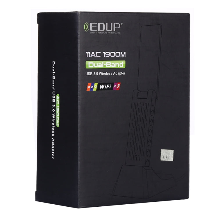EDUP EP-AC1675 AC1900Mbps 2,4 GHz y 5,8 GHz Adaptador WiFi USB3.0 de doble banda Tarjeta de red externa, EP-AC1675