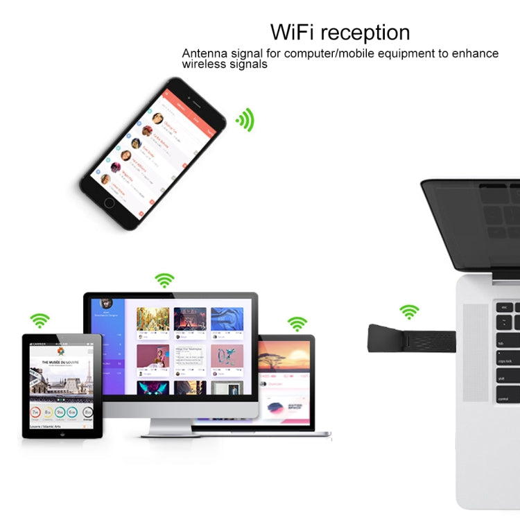 EDUP EP-AC1675 AC1900Mbps 2,4 GHz y 5,8 GHz Adaptador WiFi USB3.0 de doble banda Tarjeta de red externa, EP-AC1675