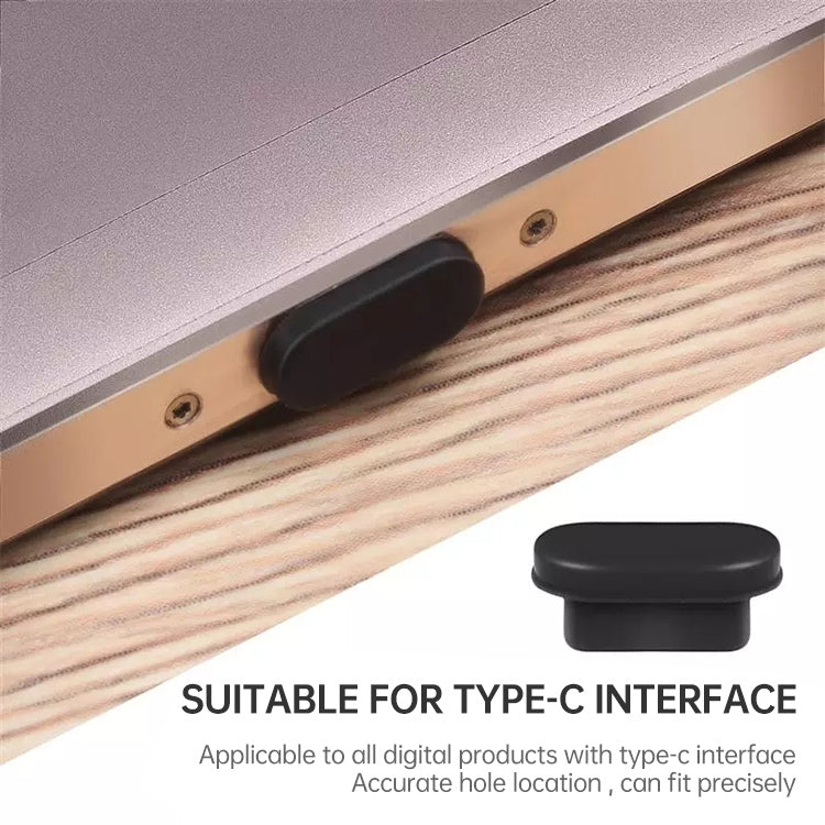 20 tapones antipolvo de silicona para puerto USB-C / Type-C