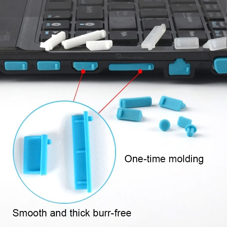 Tapones Antipolvo Universales de Silicona 13 en 1 para Portátil
