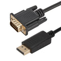 Cable convertidor DP a VGA HD, longitud del cable: 1,8 m, DP to VGA