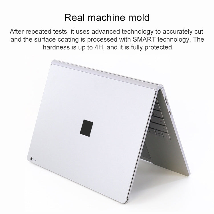 Juego de pegatinas de película protectora 4 en 1 para Microsoft Surface Book de 13,5 pulgadas, For Surface Book 13.5 inch