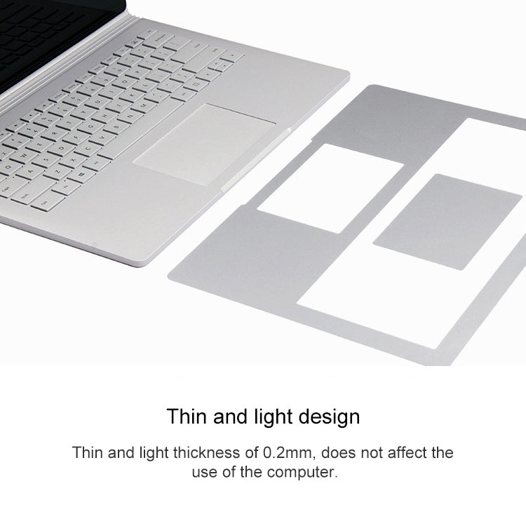 Juego de pegatinas de película protectora 4 en 1 para Microsoft Surface Book de 13,5 pulgadas, For Surface Book 13.5 inch
