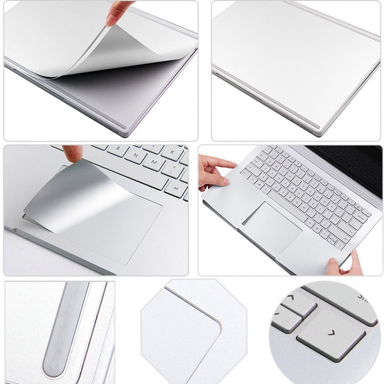Juego de pegatinas de película protectora 4 en 1 para Microsoft Surface Book de 13,5 pulgadas, For Surface Book 13.5 inch